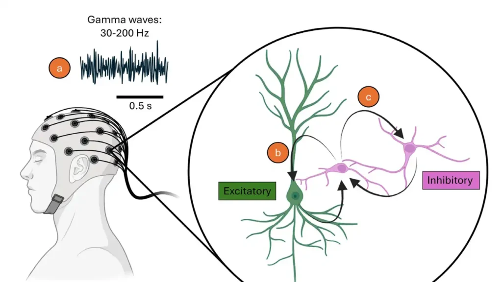 A man practicing stress reduction techniques to lower brain wave frequency and improve sexual health.