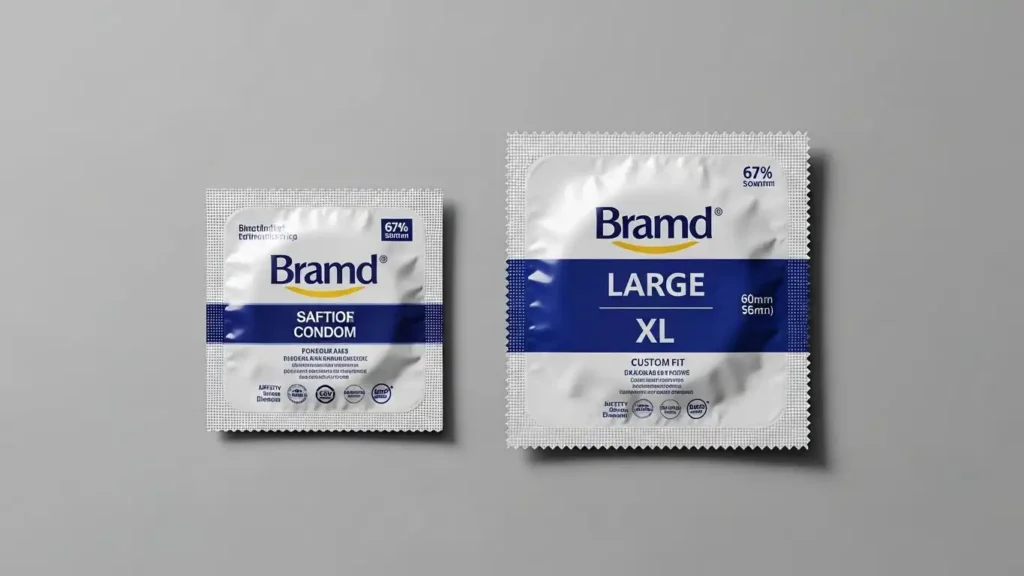 Custom fit condoms for Mega Phallus / Mega Penis safety.