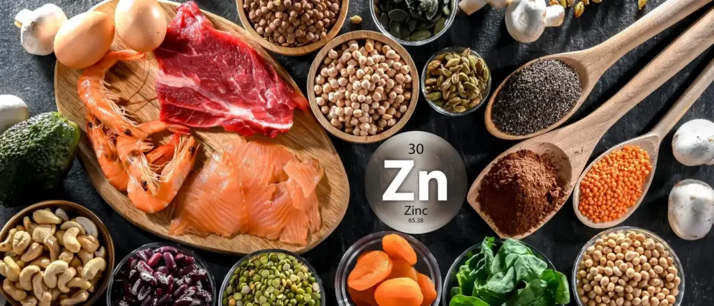 Dietary remedies for ED including salmon, beets, and seeds rich in zinc.