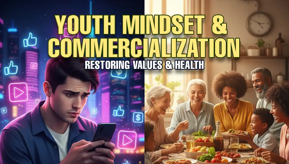Youth Mindset & Commercialization | Restoring Values & Health