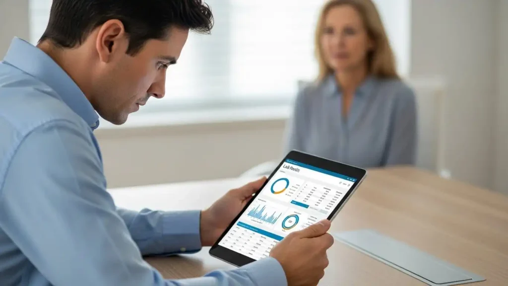 Hormones and low libido lab review in a medical visit