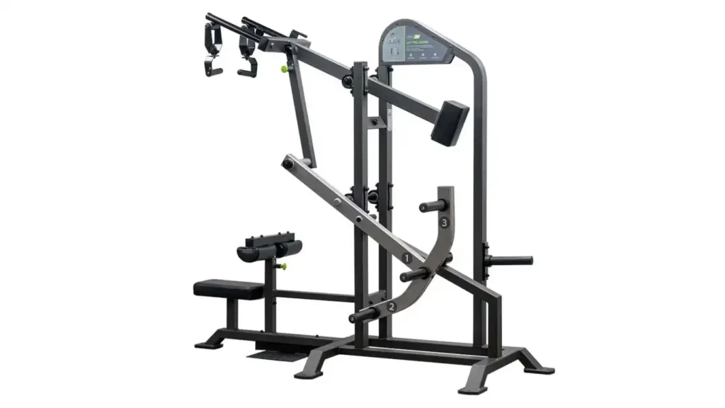 How much does a Smith machine bar weigh - counterbalanced bar with 15 lb effective weight label. (How Much Does a Barbell Weigh)