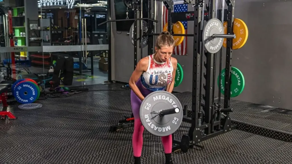 How to weigh a barbell yourself - DIY bathroom scale method for checking bar weight. (How Much Does a Barbell Weigh)