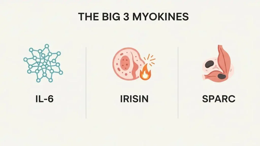 Myokines released during prostate cancer exercise that fight tumors